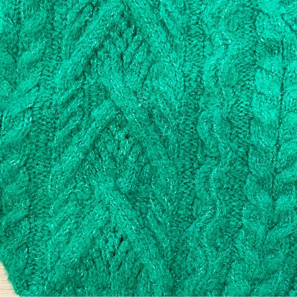 Zara Emerald Green Long Sleeve Cardigan w/ Decorative Buttons-Size Small - Picture 9 of 9